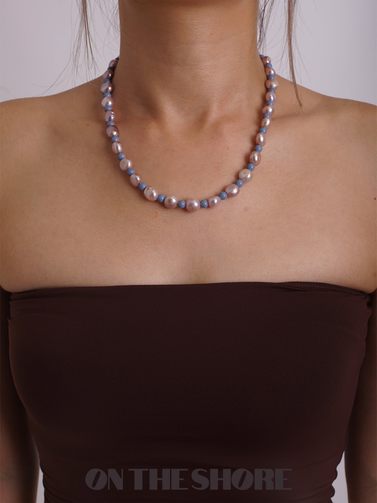 Natural Pearl & Antique Beads Necklace