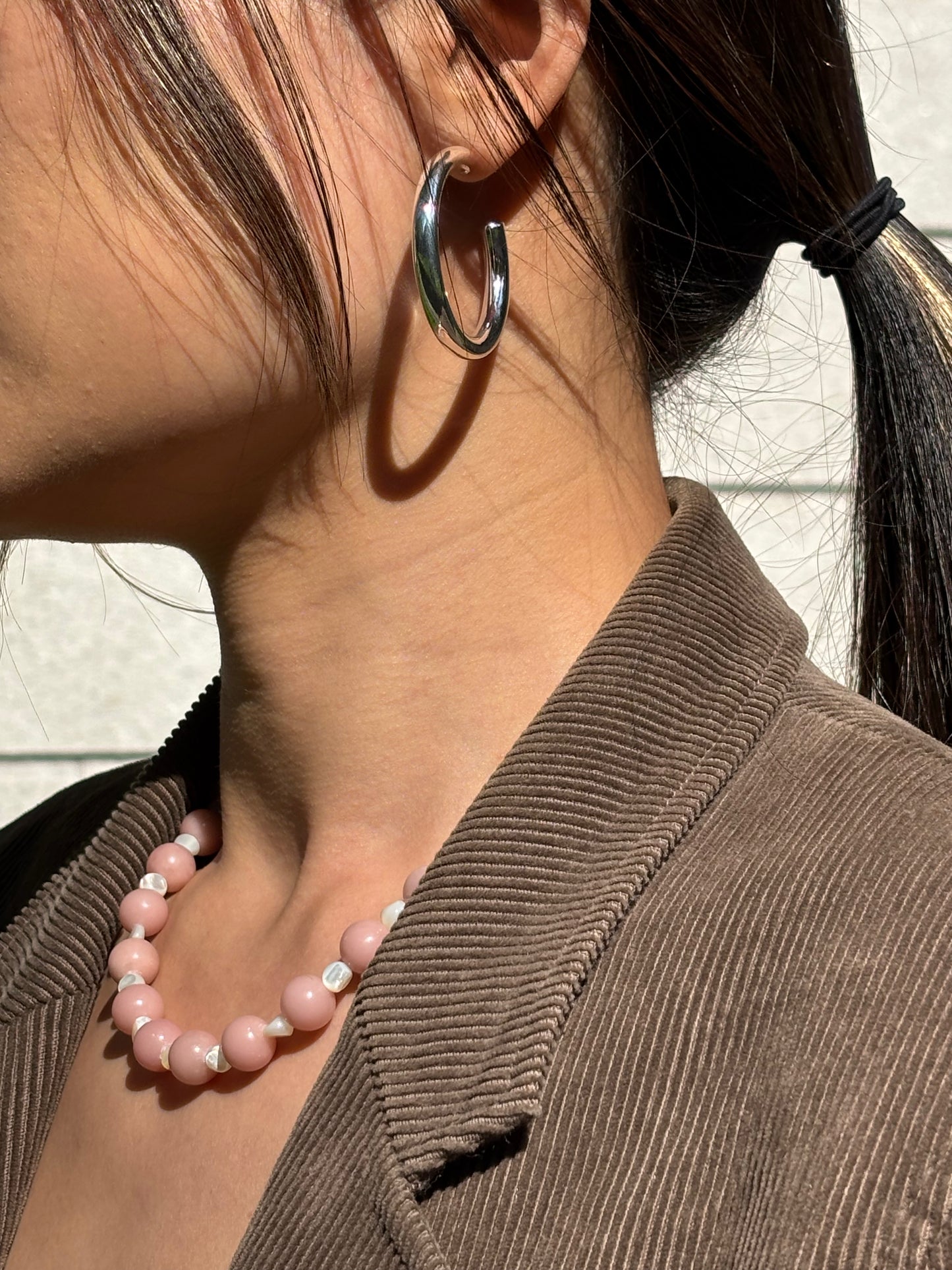 Minimalist Silver Hoop Earrings