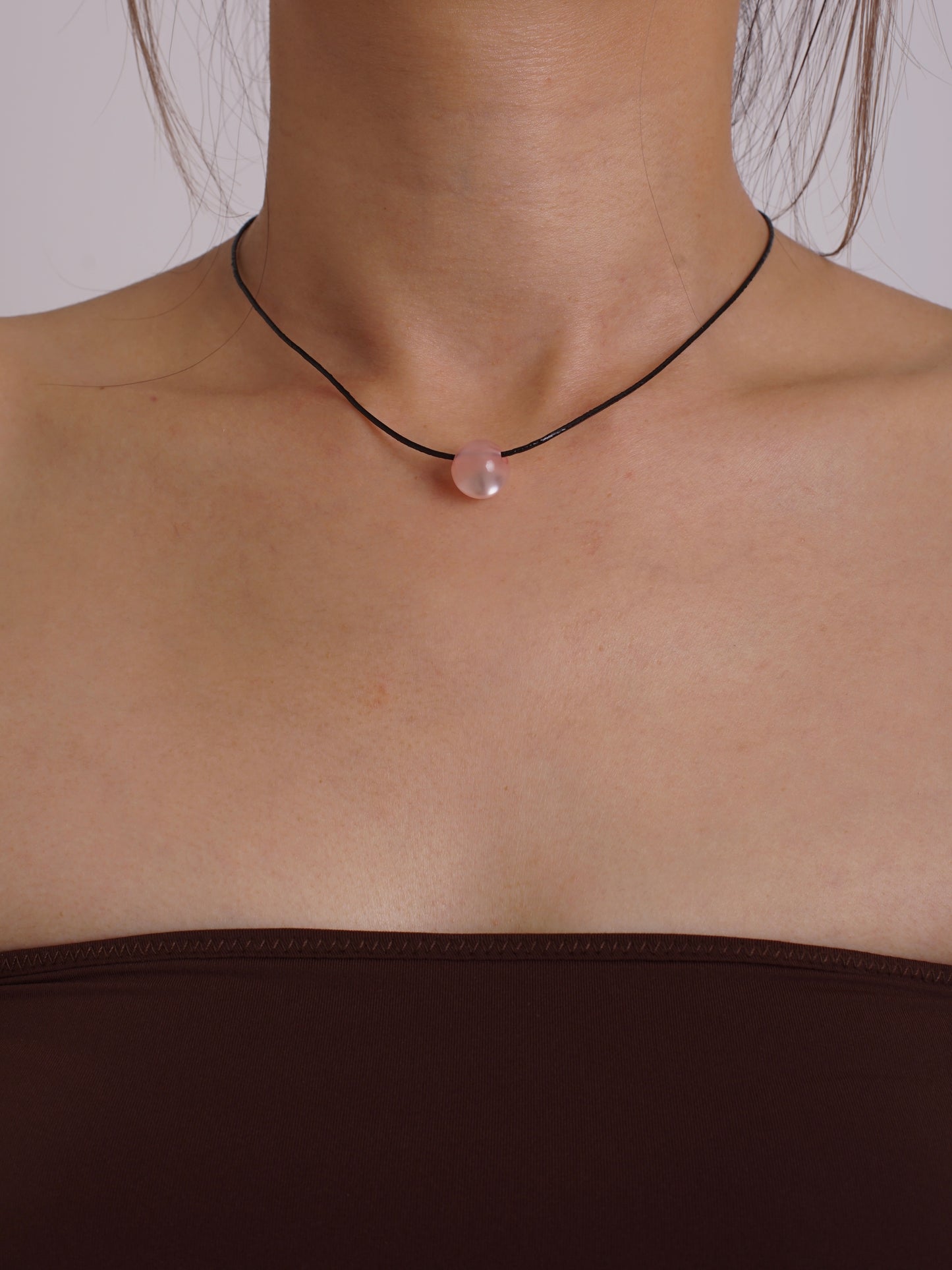 Vintage Bead Pendant Necklace