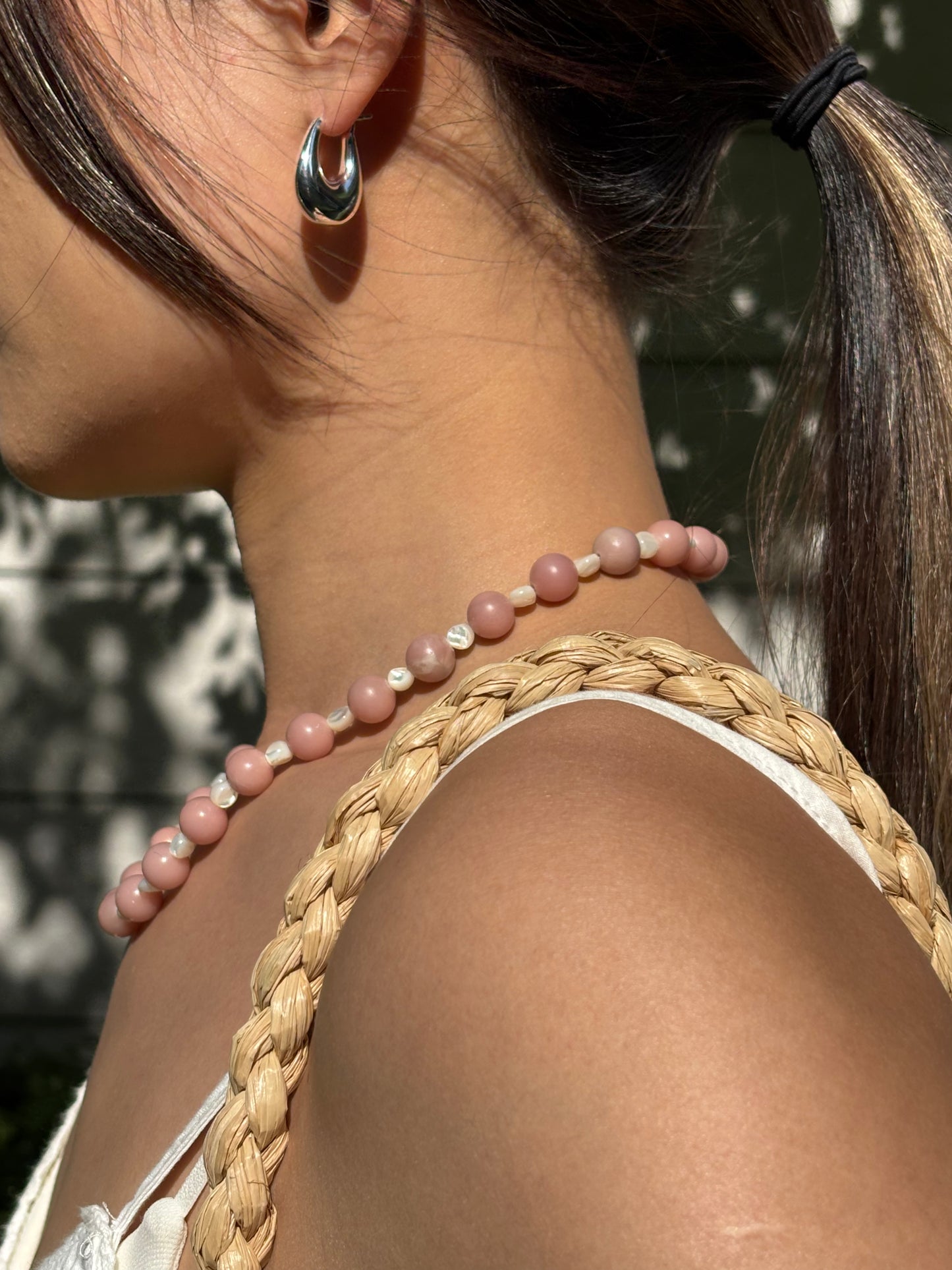 Minimalist Silver Horseshoe Hoop Earrings